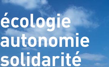 Ecologie, autonomie, solidarité (étude)