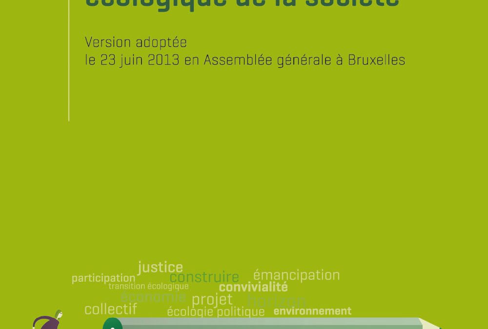 02. Manifeste politique d’Ecolo
