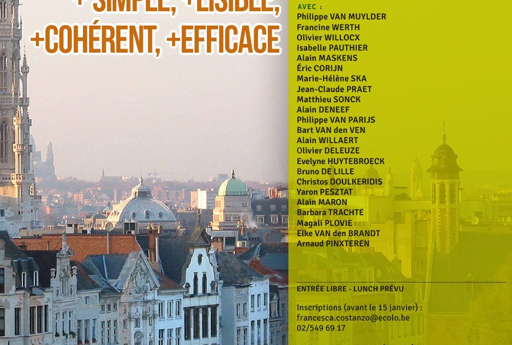 Un nouveau  modèle institutionnel  pour bruxelles