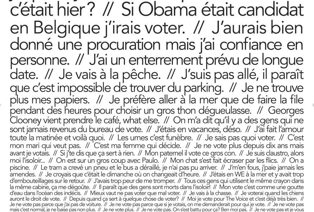 Assez rigolé, allons voter.