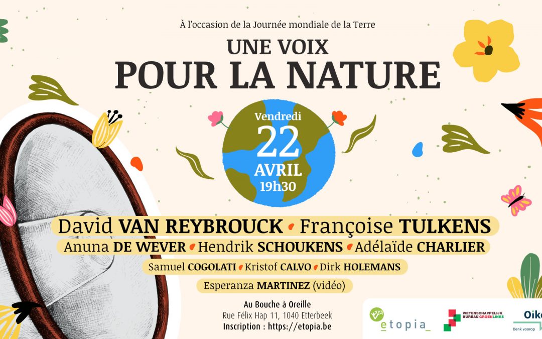 CONFERENCE : “Une voix pour la nature” – A l’occasion de la Journée mondiale de la Terre